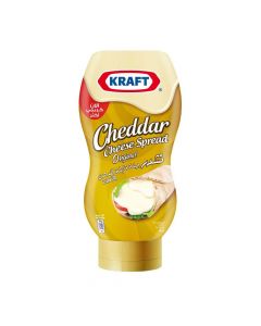 KRAFT CHEDDAR CHEESE SPREAD SQUEEZE 440GM