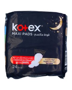 KOTEX MAXI PADS NIGHT TIME 24 PSC