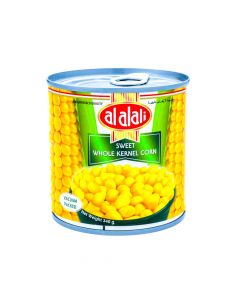 AL ALALI SWEET WHOLE KERNEL CORN VACCUM PACKED 340GM