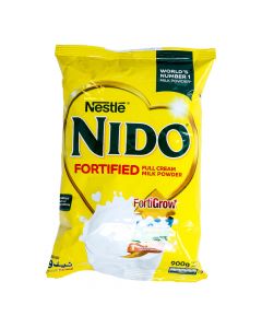 NESTLE NIDO FULL CREAM MILK POWDER POUCH 900GM