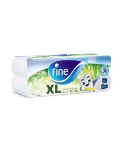 FINE TOILET ROLL EXTRA LONG 400 SHEETS PACK OF 10 ROLLS