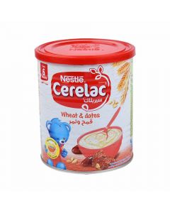 NESTLE CERELAC INFANT CEREAL WHEAT& DATES 400GM