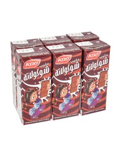 KDD CHOCOLATE FLAVORED MILK 6X180ML