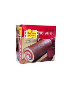 SARA MINI STRAWBERRY ROLL CAKE 20X20GM