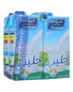 AL MARAI UHT MILK FULL FAT 4X1LT