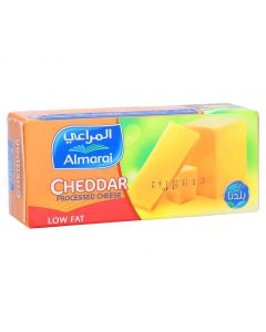 ALMARAI CHEDDAR CHEESE BLOCK LOW FAT 454GM