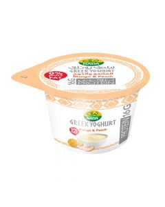 NADA GREEK MANGO & PEACH YOGHURT 160GM