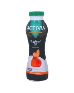 ACTIVIA  PEACH&MANGO YOGHURT DRINK280ML