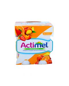 ACTIMEL MIX FRUIT DAIRY DRINK 4X93ML