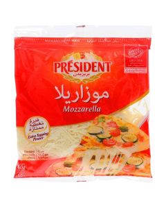 PRESIDENT SHREDDED MOZZARELLA CHEESE 450GM