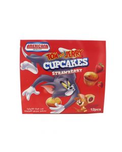 AMERICANA T&J STRAWBERRY CUPCAKES 12X35GM