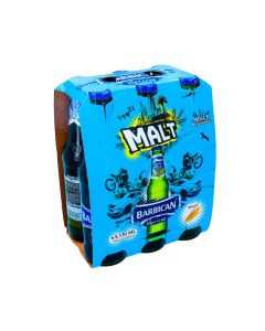 BARBICAN REGULAR NON ALCOHOLIC MALT DRINK 6X330ML