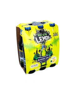 BARBICAN LEMON NON ALCOHOLIC MALT DRINK 6X330ML