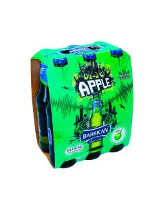 BARBICAN APPLE NON ALCOHOLIC MALT DRINK 6X330ML