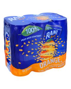 RANI ORANGE FLOAT NO ADDED SUGAR 6X240ML