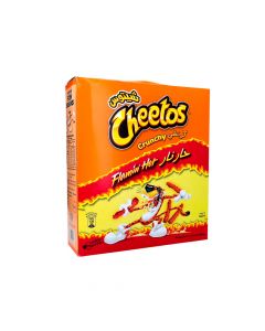 CHEETOS CRUNCHY FLAMIN HOT SNACK 12X25GM