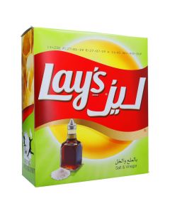 LAYS POTATO CHIPS SALT VINEGAR 14X23GM