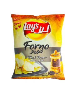 LAYS FORNO BLACK PEPPER CHIPS 43GM