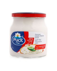 PUCK CREAM CHEESE SPREAD LOW SALT 500GM