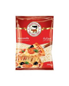 THE THREE COW SHREDDED MOZZARELLA CHEESE 200GM