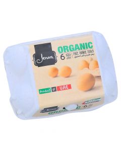 JENAN ORGANIC FREE RANGE EGGS 6PC