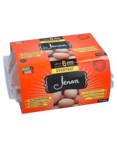 JENAN BROWN MEDIUM EGGS 6PC