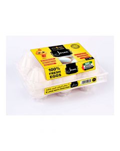 JENAN WHITE EGGS 6PC