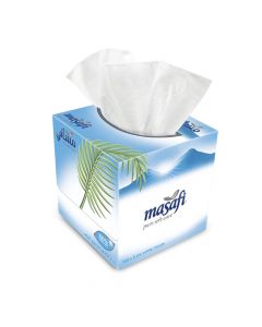 MASAFI WHITE BOUTIQUE FACIAL TISSUE 100 X2 PLY