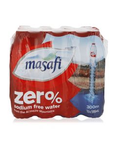 MASAFI ZERO SODIUM WATER 12X500ML