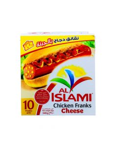 AL ISLAMI CHICKEN FRANK CHEESE 340GM