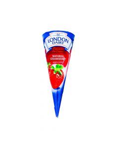 LONDON DIARY STRAWBERRY ICECREAM CONE120ML