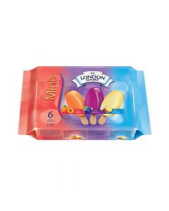 LONDON DAIRY MINI STICK SORBETS 6x50ML