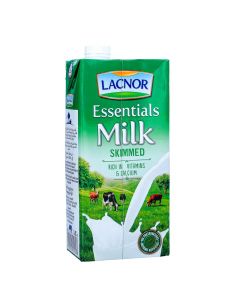 LACNOR SKIMMED UHT MILK 1LT