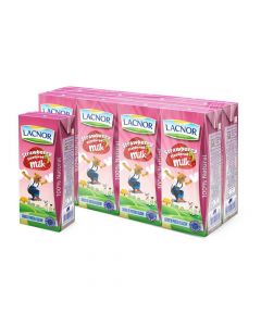 LACNOR STRAWBERRY MILK 8X180ML