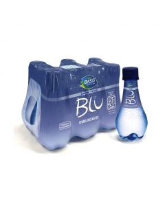 BLU SPARKLING PLAIN WATER 6X250ML