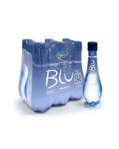 BLU SPARKLING PLAIN WATER 6X500ML