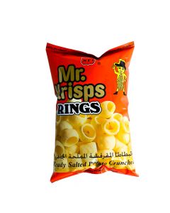 MR. KRISP RING LIGHTLY SALTED CHIPS 80GM