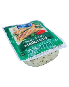 AL RAWABI HALLOUMI CHEESE FULL FAT 250GM