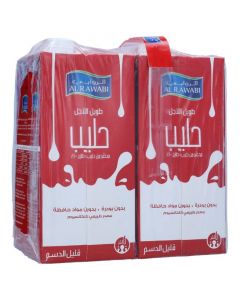 AL RAWABI UHT MILK LOW FAT 4X1LT