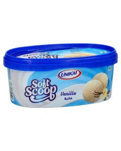 UNIKAI SOFT SCOOP-VANILLA ICE CREAM 1LT