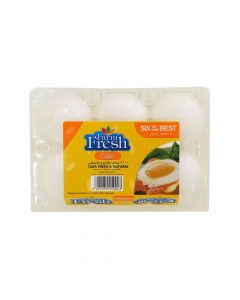 FARMFRESH WHITE EGGS 6PC