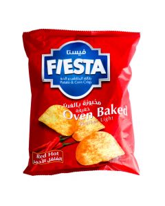 FIESTA POTATO CHIPS RED HOT 100GM