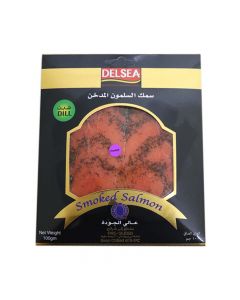 DELSEA SMOKED SALMON PRE-SLICED WITH DILL 100G