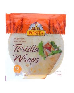 BONITA TORTILLA WRAPS 20CM 450GM