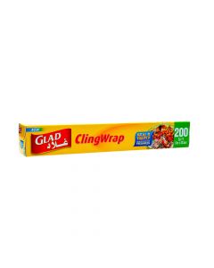 GLAD CLING WRAP PLASTIC WRAP 200 SQUARE FEET