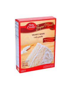 BETTY CROCKER VELVETY WHITE CAKE MIX 510GM