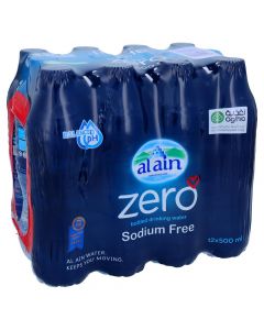 AL AIN ZERO SODIUM WATER 12X500ML