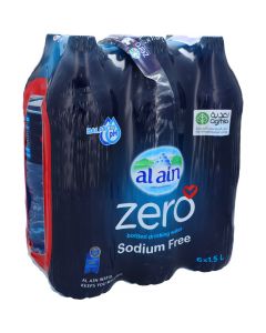 AL AIN ZERO SODIUM WATER 6X1.5LT