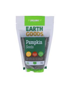 EARTH GOODS ORGANIC PUMPKIN SEEDS 340GM