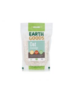 EARTH GOODS ORGANIC OAT PORRIDGE 500G